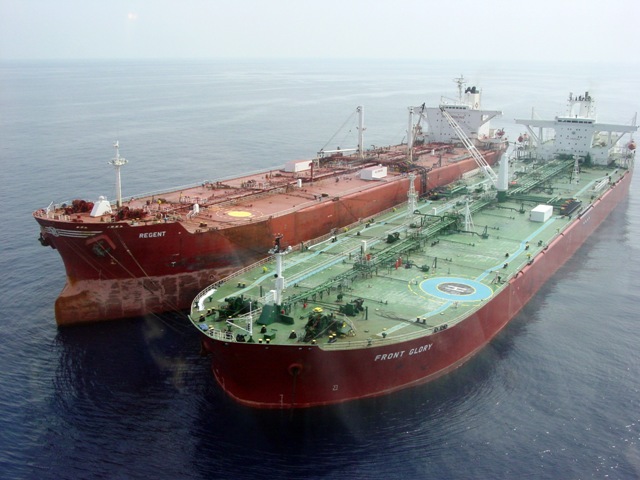 Beispiel für ein Containerschiff