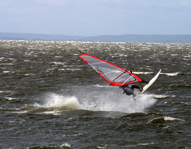 Surfbrett beim Winddurfing